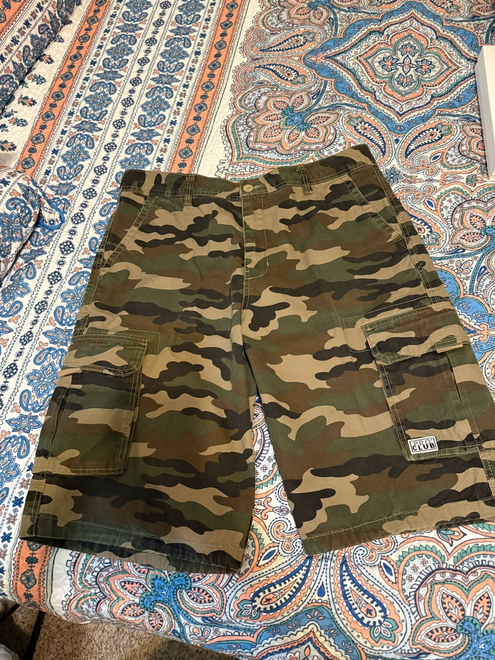Camo Cargo Shorts - Men's Green Camouflage Utility Shorts